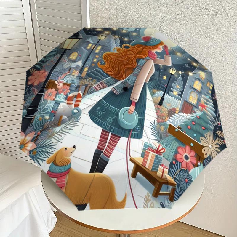 1pc Winter Wonderland Umbrella with Plastic Handle,Suitable for All Seasons Home Travel Outdoor UmbrellaDD192
1pc Winter Wonderland Umbrella with Plastic Handle,Suitable for All Seasons Home Travel Outdoor UmbrellaDD192