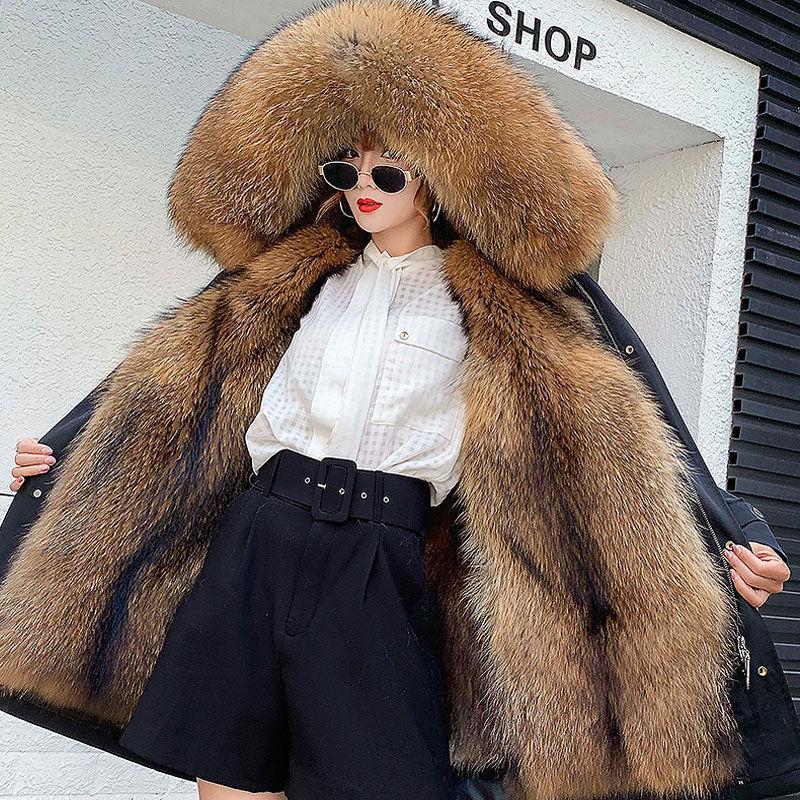 Women s Mid-Length Faux Fur Parka with Detachable Fox Raccoon Fur Liner 2XL 145–155 jin
Women s Mid-Length Faux Fur Parka with Detachable Fox Raccoon Fur Liner 2XL 145–155 jin
