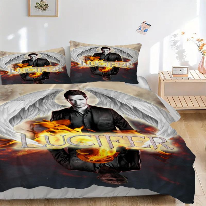 Lucifer: Angel or Devil Bedding Set Comforter Cover Gift for Bedroom,Includes 1 Cover and 2 Pillowcases, No InsertB496 135x200cm
Lucifer: Angel or Devil Bedding Set Comforter Cover Gift for Bedroom,Includes 1 Cover and 2 Pillowcases, No InsertB496 135x200cm