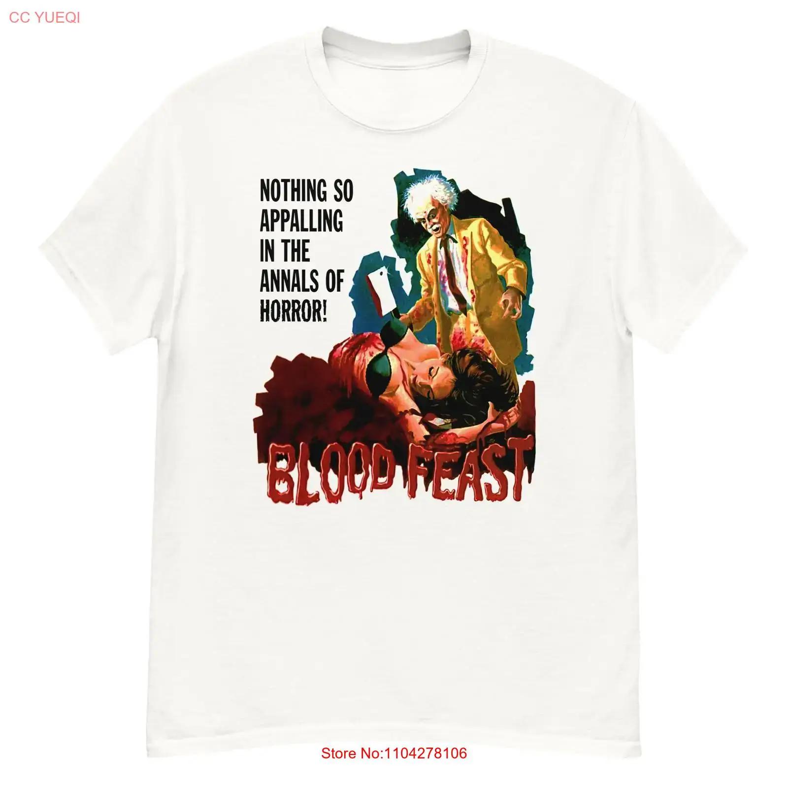Blood Feast cult horror film fan art t shirt vintage Washed fashion designer clothes Unisex Stretched Stylish streetwear Soft 5XL різнокольоровий
Blood Feast cult horror film fan art t shirt vintage Washed fashion designer clothes Unisex Stretched Stylish streetwear Soft 5XL різнокольоровий