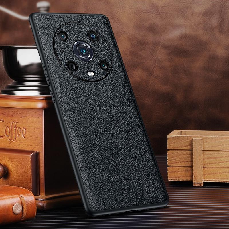 For Honor Magic4 Pro Litchi Texture Non-Slip Case Genuine Cowhide Leather Coated TPU Precise Cutouts Cover Sapphire
For Honor Magic4 Pro Litchi Texture Non-Slip Case Genuine Cowhide Leather Coated TPU Precise Cutouts Cover Sapphire