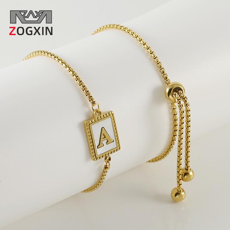 Stainless Steel 18k Gold-Plated Letter Shell Bracelet: Stylish & Versatile
Stainless Steel 18k Gold-Plated Letter Shell Bracelet: Stylish & Versatile