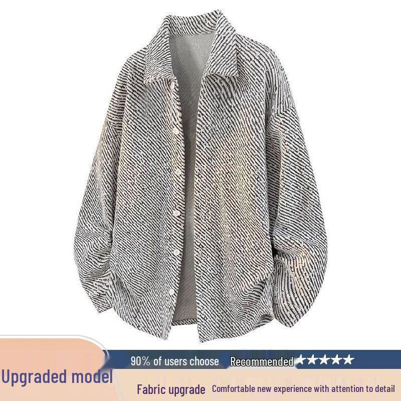 Men s Autumn/Winter Zebra Print Velvet Knit Long Sleeve Cardigan with Lapel M (160-170cm/80-109kg)
Men s Autumn/Winter Zebra Print Velvet Knit Long Sleeve Cardigan with Lapel M (160-170cm/80-109kg)