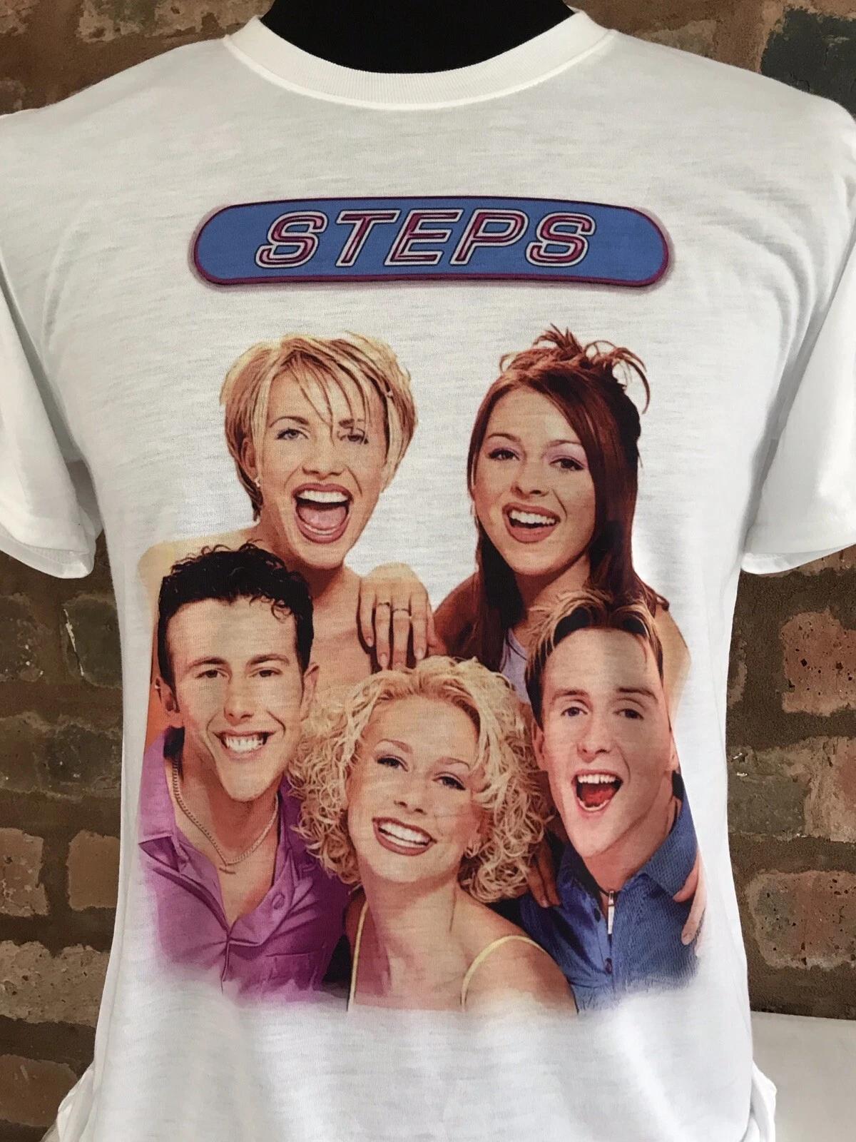 Steps 100% Cotton T-shirt Mens Tees Top - Mens & Women s sizes S-XXL - 90s Retro Band Step One Steptacular 3XL
Steps 100% Cotton T-shirt Mens Tees Top - Mens & Women s sizes S-XXL - 90s Retro Band Step One Steptacular 3XL