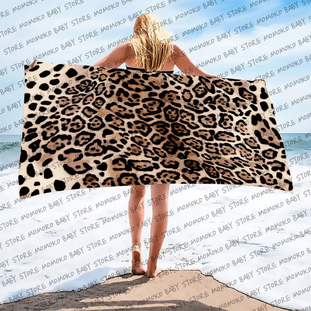 Leopard Pattern Super Absorbent & Quick-drying Swimming Towel Lightweight Soft Beach Blanket Suitable For Beach Swimming Towel W30*H60(CM)
Leopard Pattern Super Absorbent & Quick-drying Swimming Towel Lightweight Soft Beach Blanket Suitable For Beach Swimming Towel W30*H60(CM)