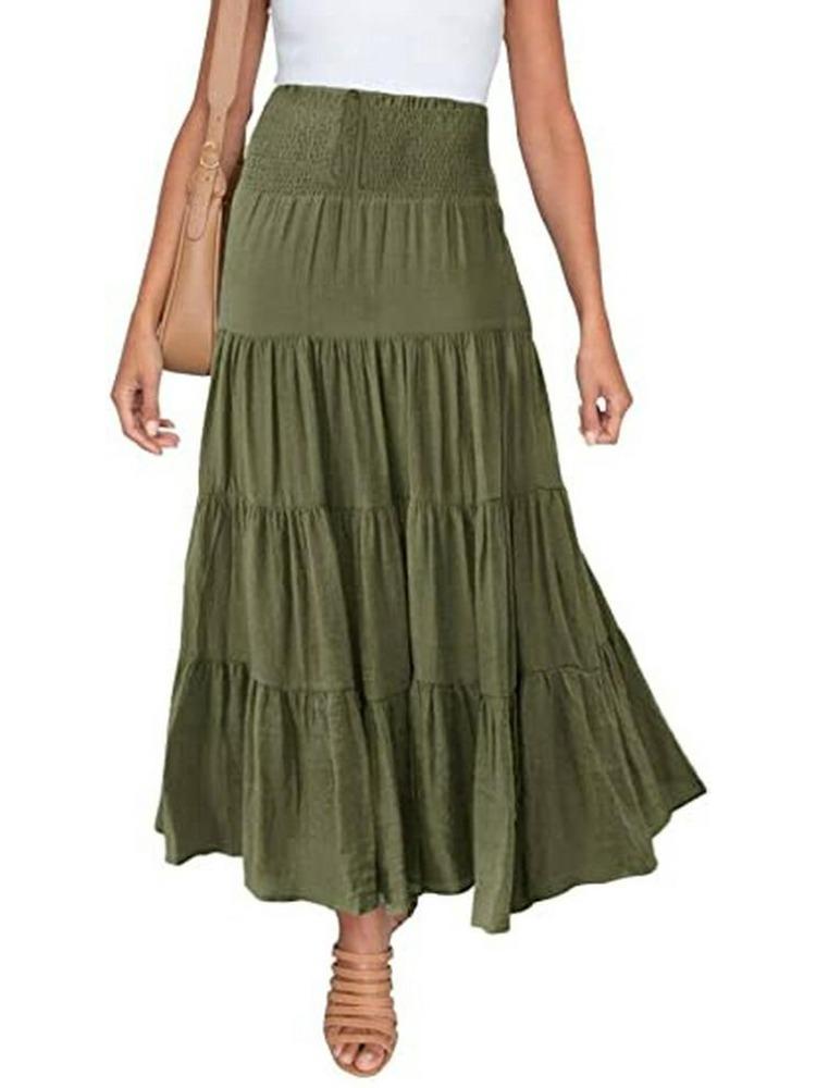2026 Summer Fashion Women Bohemian High Waist Elastic A-Line Skirt XXL
2026 Summer Fashion Women Bohemian High Waist Elastic A-Line Skirt XXL