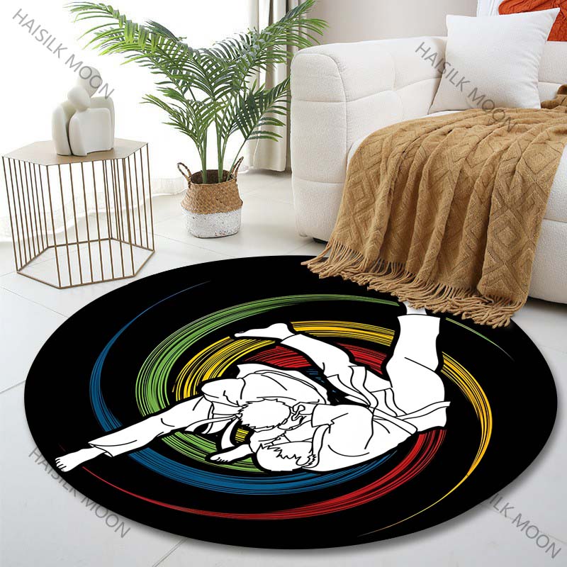 Multiple sizes Judo players in action Print Round Carpet Living Room Bedroom Table Chair Sofa Decorative Carpet Luxury gifts Diameter -60cm
Multiple sizes Judo players in action Print Round Carpet Living Room Bedroom Table Chair Sofa Decorative Carpet Luxury gifts Diameter -60cm