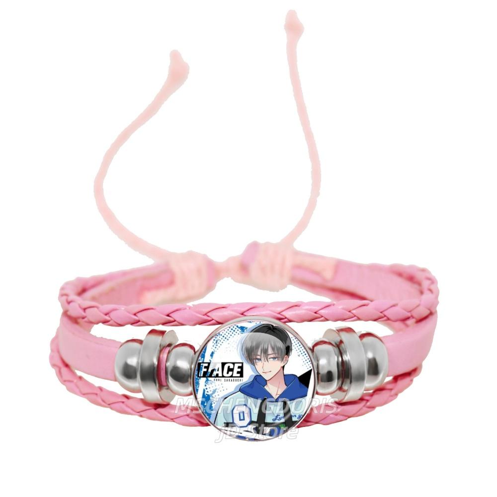 Tamon-kun Ima Docchi Anime Pink Bracelet Fukuhara Tamon Anime Glass Cabochon Leather Bangle Bracelet Jewelry Charm Fans Gift
Tamon-kun Ima Docchi Anime Pink Bracelet Fukuhara Tamon Anime Glass Cabochon Leather Bangle Bracelet Jewelry Charm Fans Gift