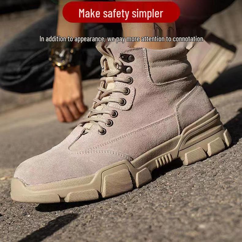 Lightweight Anti-Smash, Anti-Puncture, Anti-Scald High-Top Welding Shoes with Soft Sole and Wear-Resistant Protection
Lightweight Anti-Smash, Anti-Puncture, Anti-Scald High-Top Welding Shoes with Soft Sole and Wear-Resistant Protection
