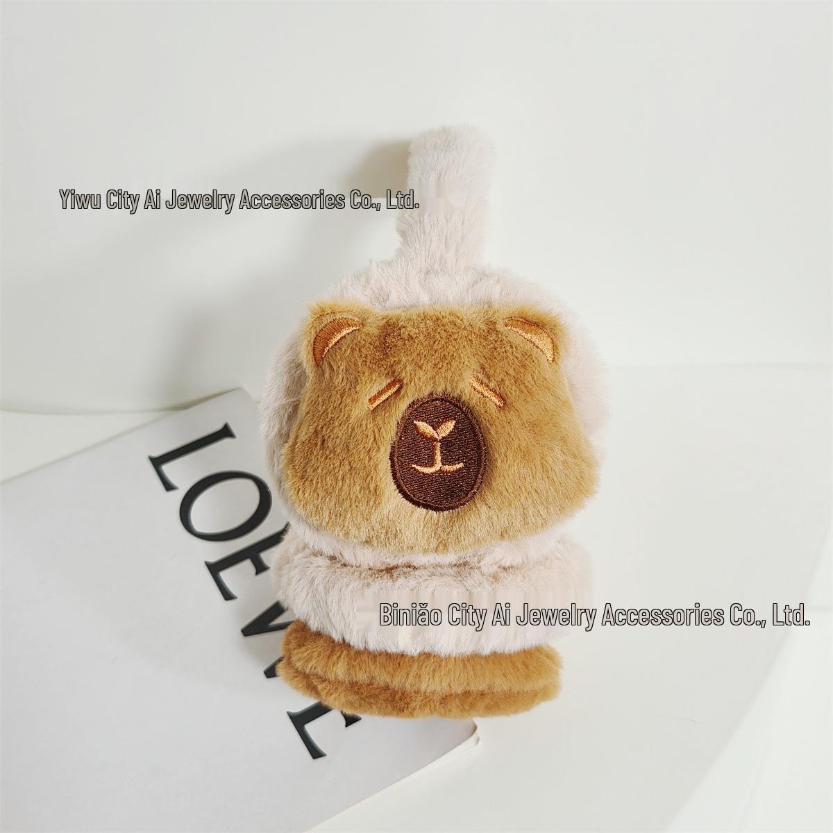 Winter Cartoon Capybara & Guinea Pig Plush Earmuffs - Warm, Windproof Ear Warmers for Students & Cyclists One Size
Winter Cartoon Capybara & Guinea Pig Plush Earmuffs - Warm, Windproof Ear Warmers for Students & Cyclists One Size