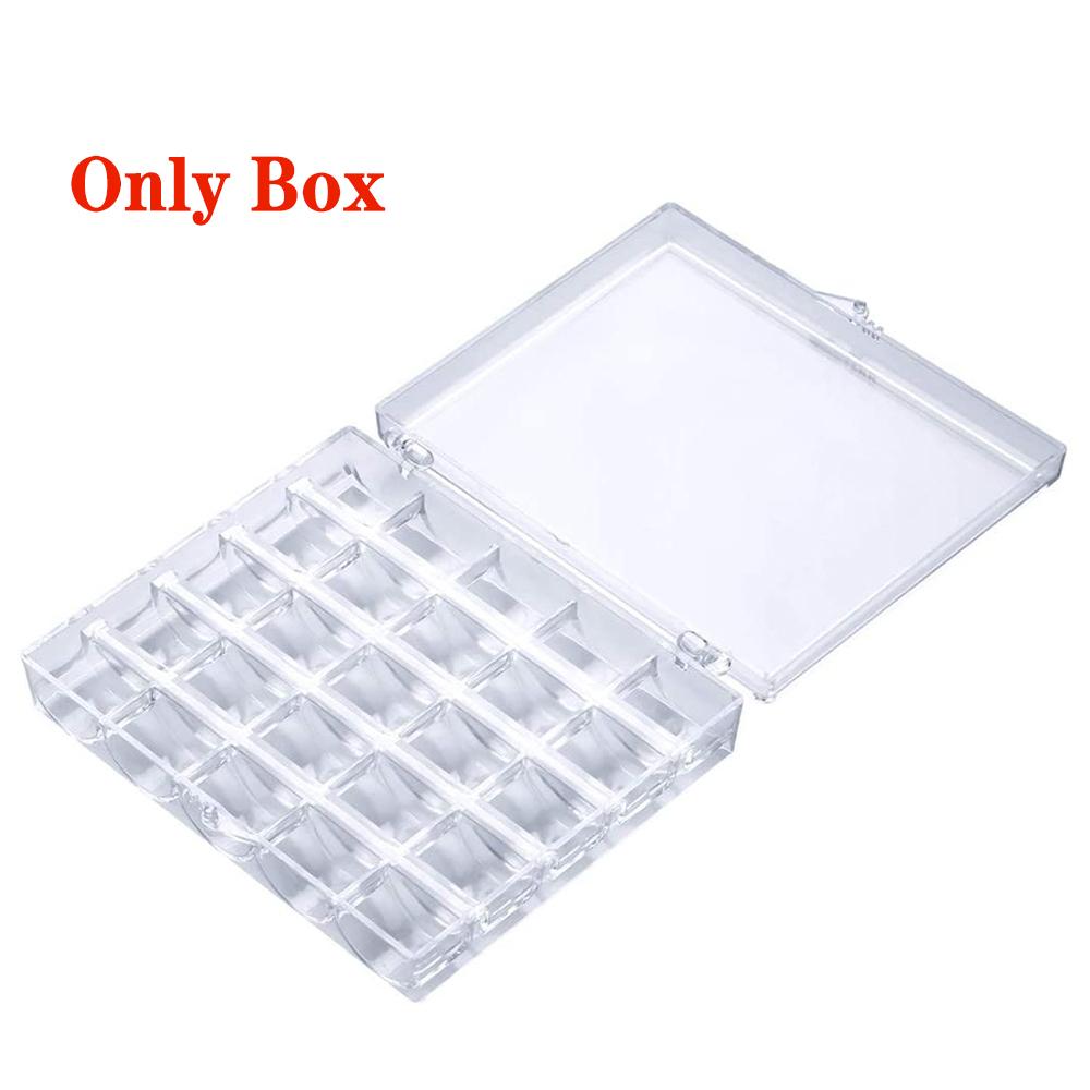 25Pcs Transparent Sewing Machine Bobbins Spools Accessories with Storage Case Plastic Sewing Bobbins Needlework Sewing Supplies
25Pcs Transparent Sewing Machine Bobbins Spools Accessories with Storage Case Plastic Sewing Bobbins Needlework Sewing Supplies