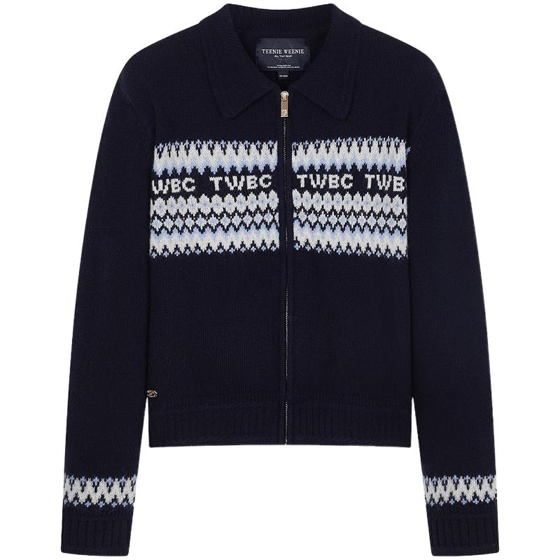 Teenie Weenie Women s Detachable Hooded Jacquard Knit Cardigan M
Teenie Weenie Women s Detachable Hooded Jacquard Knit Cardigan M