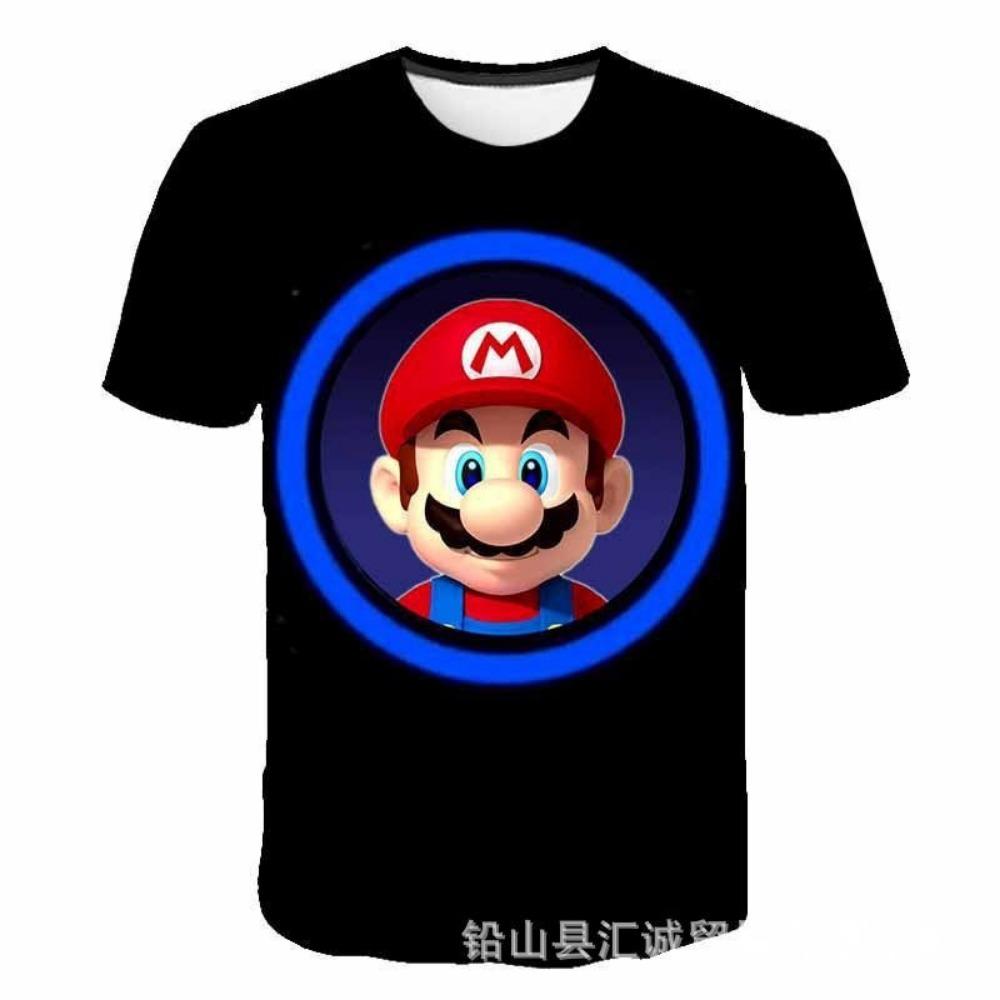 New Mario Short-sleeved 3D Printed Parent-child T-shirt Anime Cartoon Short-sleeved Round Neck Summer Children s Clothing 120
New Mario Short-sleeved 3D Printed Parent-child T-shirt Anime Cartoon Short-sleeved Round Neck Summer Children s Clothing 120