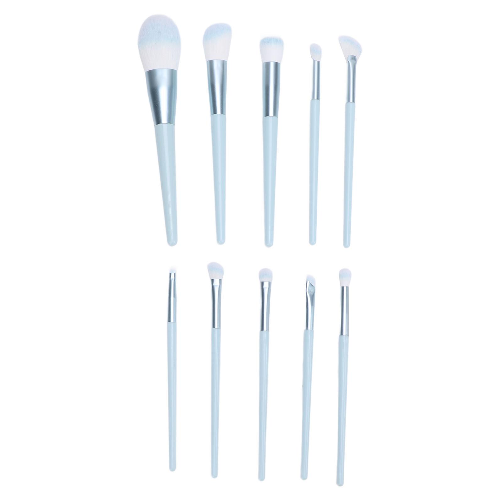 10pcs Makeup Brush Set Soft Synthetic Professional Portable Foundation Powder Eye Shadows Blush Brushes for Daily Use Travel
10pcs Makeup Brush Set Soft Synthetic Professional Portable Foundation Powder Eye Shadows Blush Brushes for Daily Use Travel