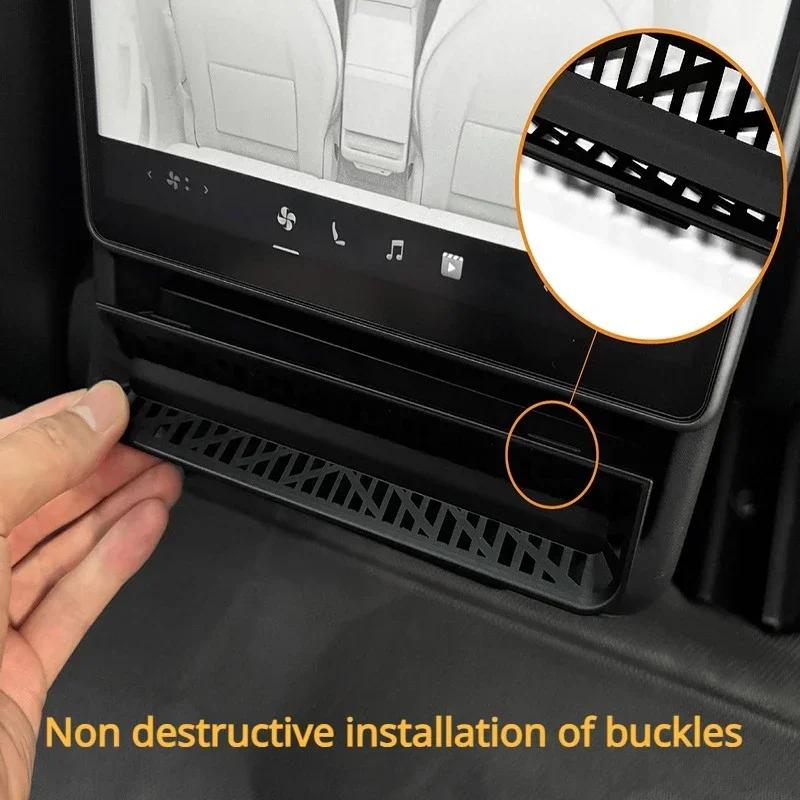 For New Tesla Model3 Highland Rear Air Vent Cover Center Console Armrest Box Back Conditioner Outlet Filter Grille Protector
For New Tesla Model3 Highland Rear Air Vent Cover Center Console Armrest Box Back Conditioner Outlet Filter Grille Protector
