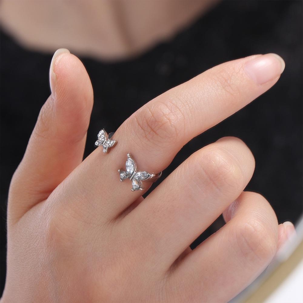 Creative Zinc Zinc Alloy Classic Chic Butterfly Jewelry Zircon Open Ring Enamel Oil Ring Women Finger Ring
Creative Zinc Zinc Alloy Classic Chic Butterfly Jewelry Zircon Open Ring Enamel Oil Ring Women Finger Ring