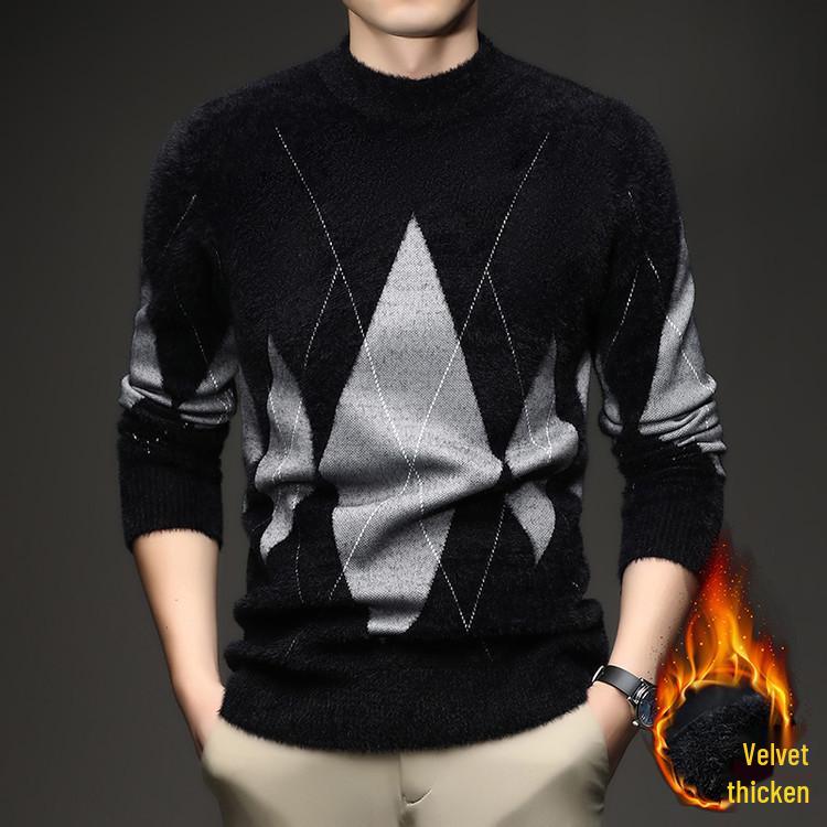 Men s Winter Thick Knit Faux Mink Velvet Pullover Sweater L (110-130 kg)
Men s Winter Thick Knit Faux Mink Velvet Pullover Sweater L (110-130 kg)