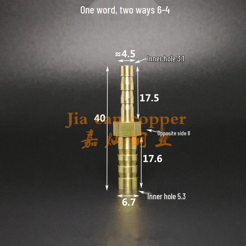 Two-Way Straight Reducer: Multi-Diameter Pagoda Joint for 8, 10, 16, 19 mm Water Soft Hose and Air Pipes
Two-Way Straight Reducer: Multi-Diameter Pagoda Joint for 8, 10, 16, 19 mm Water Soft Hose and Air Pipes