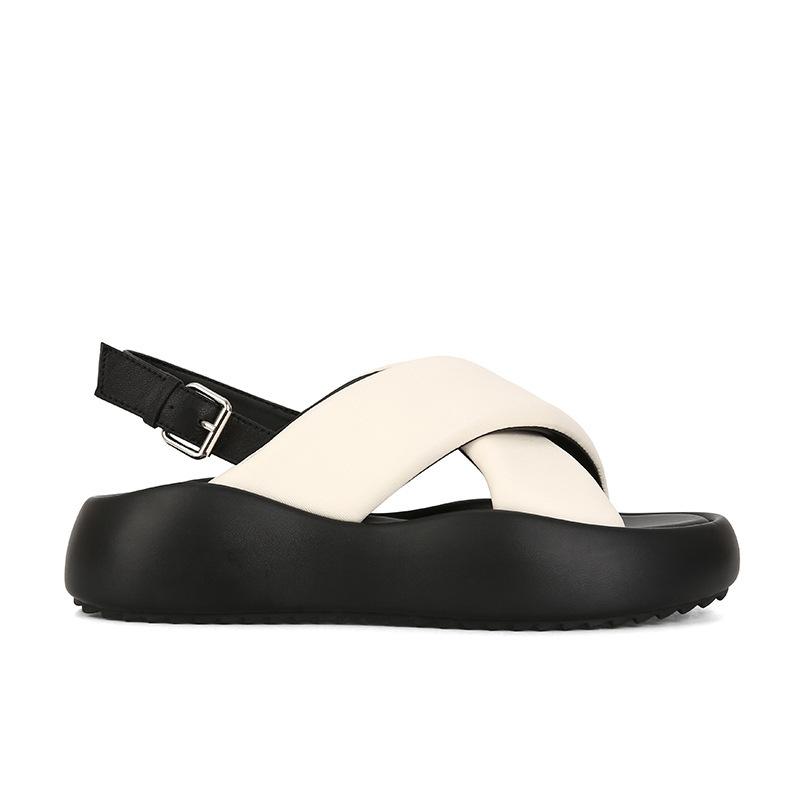Sheepskin version Su Yinyin, the same cloud cross belt, casual sports thick-soled bread, ugly sandals, women s open-toed sandals 40
Sheepskin version Su Yinyin, the same cloud cross belt, casual sports thick-soled bread, ugly sandals, women s open-toed sandals 40