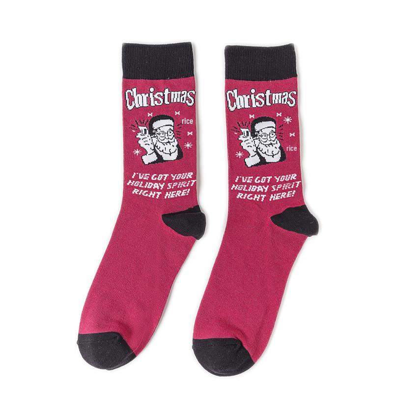 Christmas Themed Cotton Cartoon Mid-Calf Socks for Men and Women One size fits all
Christmas Themed Cotton Cartoon Mid-Calf Socks for Men and Women One size fits all