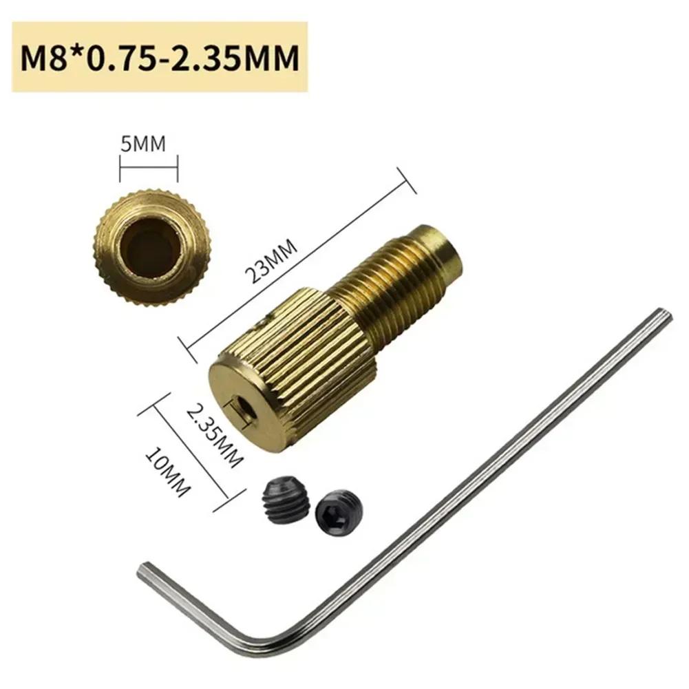 Brass Copper Drill Chuck Shaft Chuck Clamp Connecting Drill M8-2/2.3/3.17/5mm Mini Rod Self-tightening Durable
Brass Copper Drill Chuck Shaft Chuck Clamp Connecting Drill M8-2/2.3/3.17/5mm Mini Rod Self-tightening Durable