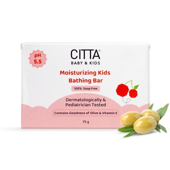 CITTA Moisturizing Kids Bathing Bar for Sensitive Skin | Kids Bathing Bar | Cleansing & Moisturizing | 100% Soap Free | 75 gm
CITTA Moisturizing Kids Bathing Bar for Sensitive Skin | Kids Bathing Bar | Cleansing & Moisturizing | 100% Soap Free | 75 gm