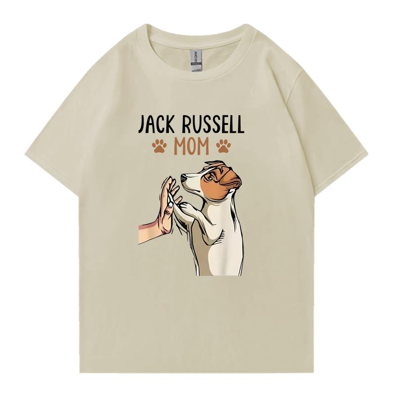 Jack Russell Terrier Mom Cute Kawaii Dog Pattern Tee Shirt Crew Neck Unisex Women 100 Cotton Short Sleeve Tshirts Unisex Clothing 4XL
Jack Russell Terrier Mom Cute Kawaii Dog Pattern Tee Shirt Crew Neck Unisex Women 100 Cotton Short Sleeve Tshirts Unisex Clothing 4XL