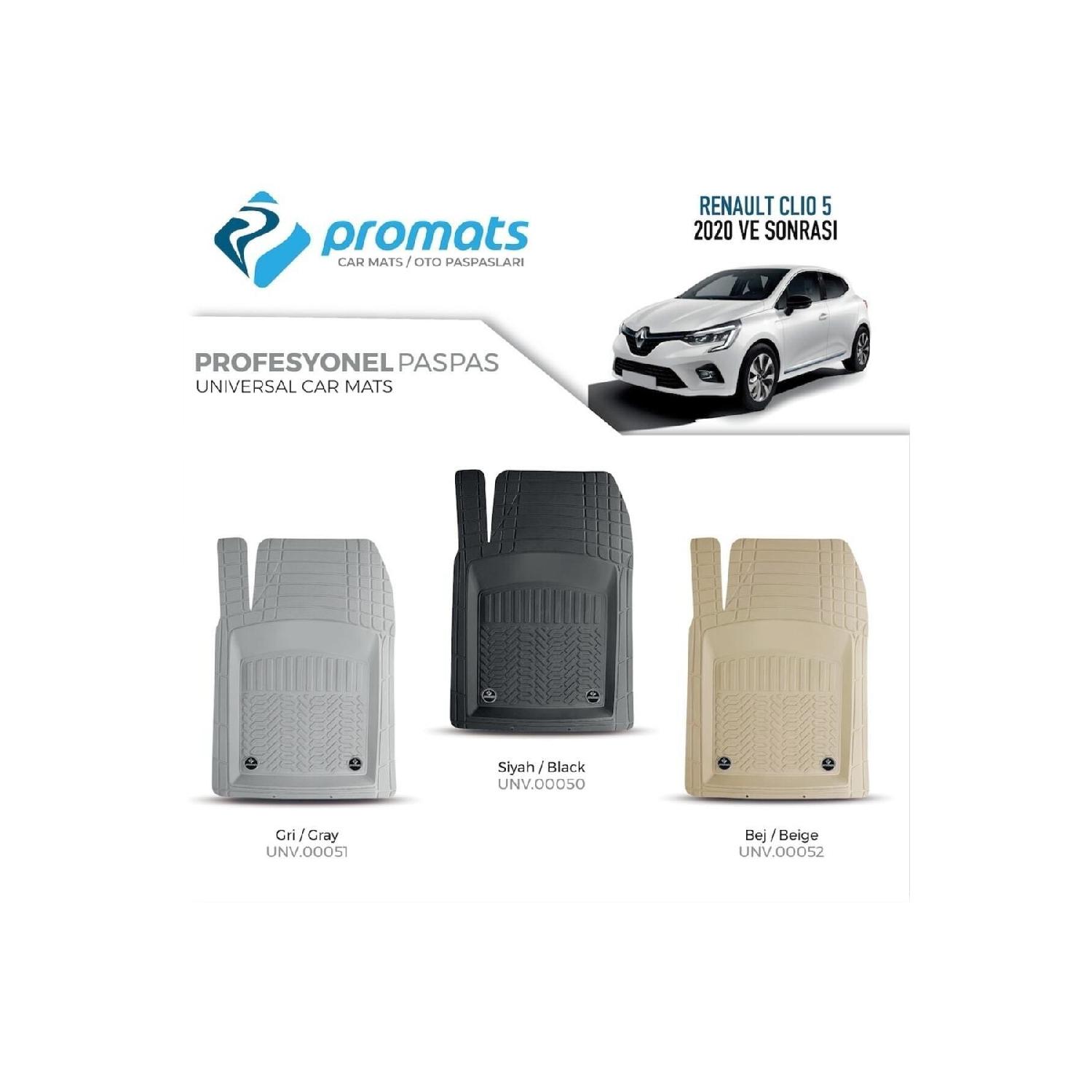 Коврик автомобильный Renault Clio 5 после 2020 года Professional 4d (черный)
Коврик автомобильный Renault Clio 5 после 2020 года Professional 4d (черный)