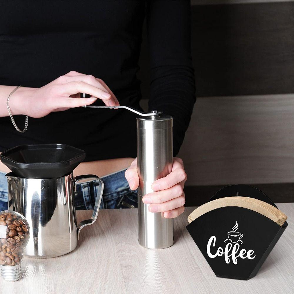 Настінна підставка для паперових фільтрів-конусів Дерев яні аксесуари для кавового бару Контейнер для зберігання фільтрів Офіс чорний
Настінна підставка для паперових фільтрів-конусів Дерев яні аксесуари для кавового бару Контейнер для зберігання фільтрів Офіс чорний