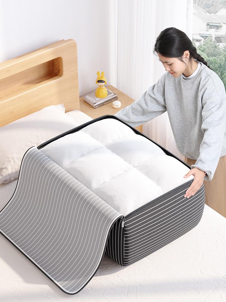 1PC large capacity clothing storage bag Moving bag Foldable blanket storage container Organize bedroom closet
1PC large capacity clothing storage bag Moving bag Foldable blanket storage container Organize bedroom closet
