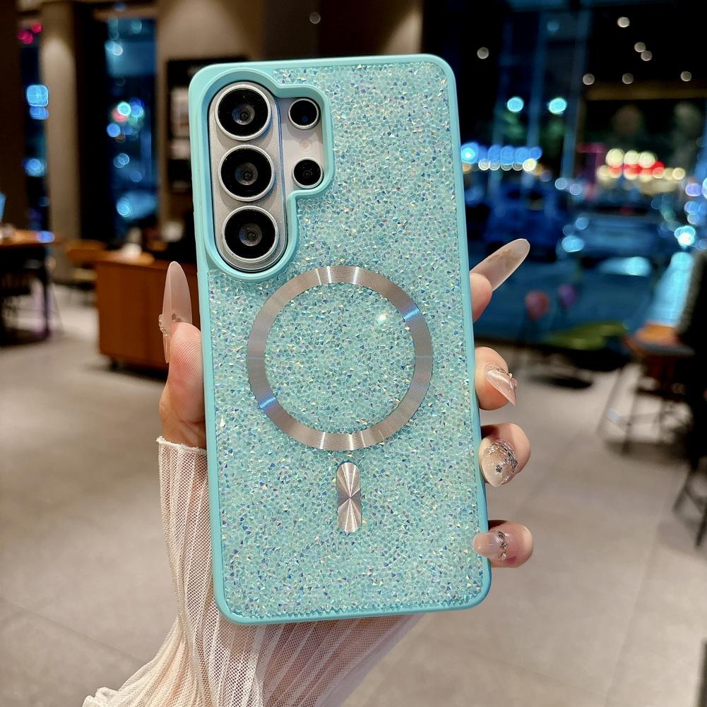 Back with Rhinestones With MagSafe Magnetic Case For Samsung S26 Ultra S26 Plus Galaxy S26 + Glitter Camera Protect Cover Galaxy S26
Back with Rhinestones With MagSafe Magnetic Case For Samsung S26 Ultra S26 Plus Galaxy S26 + Glitter Camera Protect Cover Galaxy S26