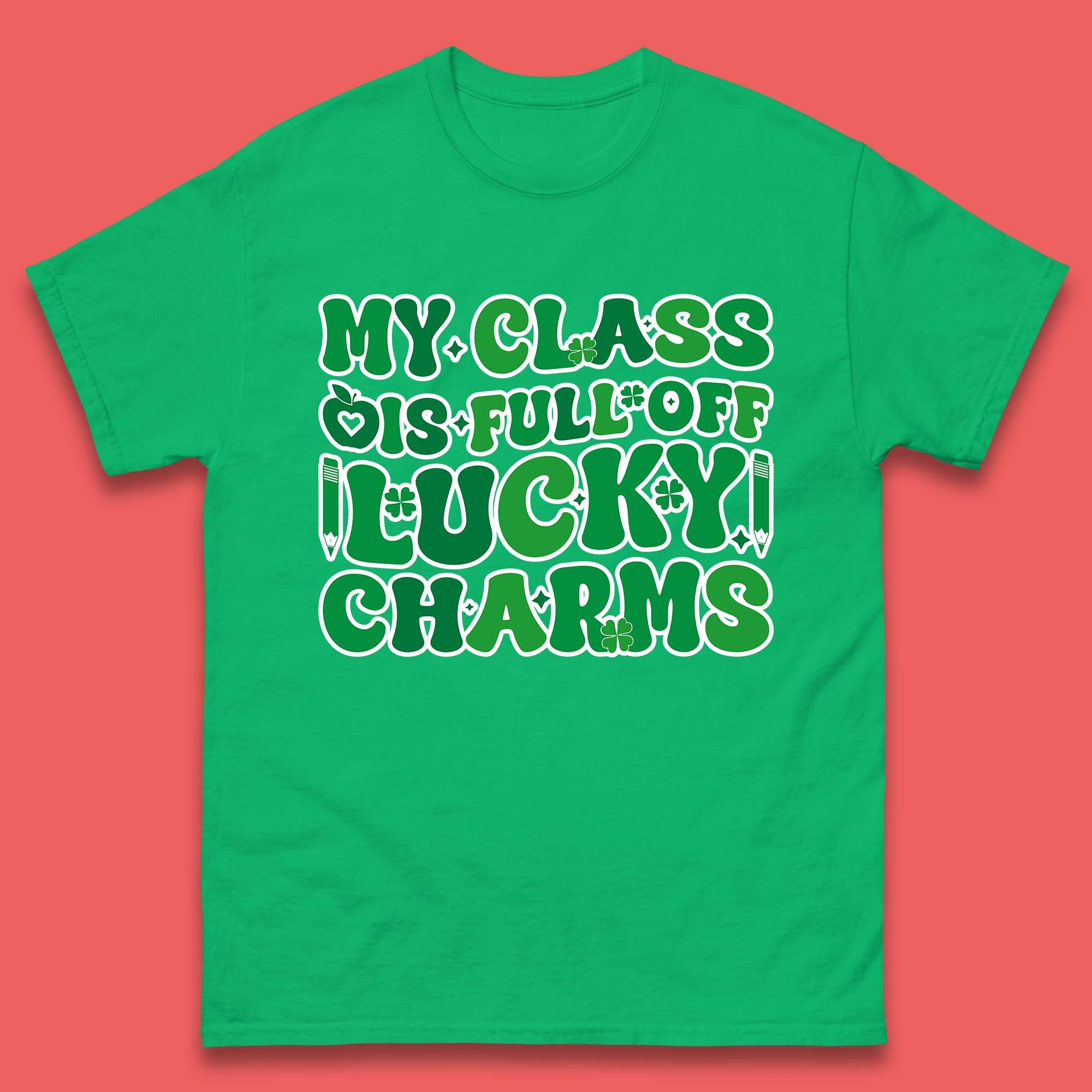 My Class Is Full Of Lucky Charms Mens T-Shirt Womens Tops Tees 3XL
My Class Is Full Of Lucky Charms Mens T-Shirt Womens Tops Tees 3XL