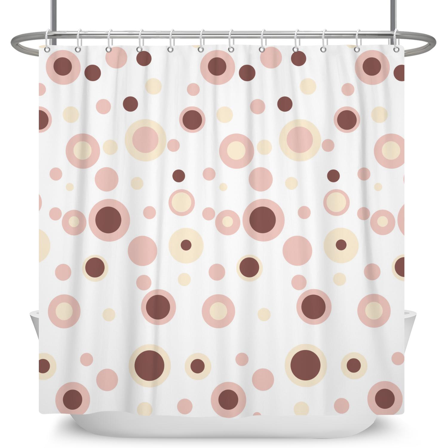 Coffee Ring Pattern Printing Waterproof Bath Curtain For Bathroom Decor Minimalist Retro Design Polyester Fabic With 12 Hooks W60H190(CM)-1 Pcs
Coffee Ring Pattern Printing Waterproof Bath Curtain For Bathroom Decor Minimalist Retro Design Polyester Fabic With 12 Hooks W60H190(CM)-1 Pcs