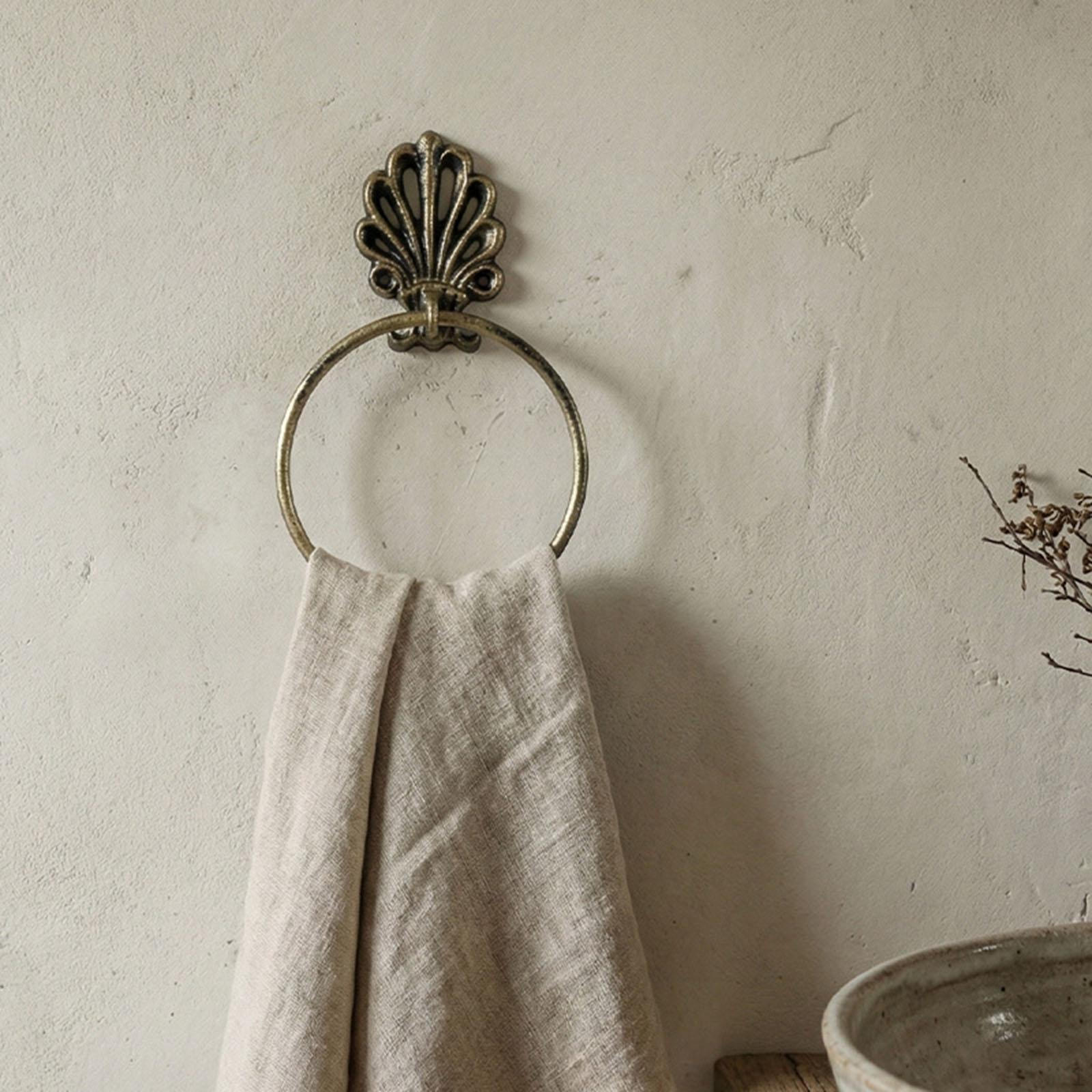 Round Hand Towel Holder Hanger Organizer Storage Rack Retro Wall Mounted for Bathroom
Round Hand Towel Holder Hanger Organizer Storage Rack Retro Wall Mounted for Bathroom