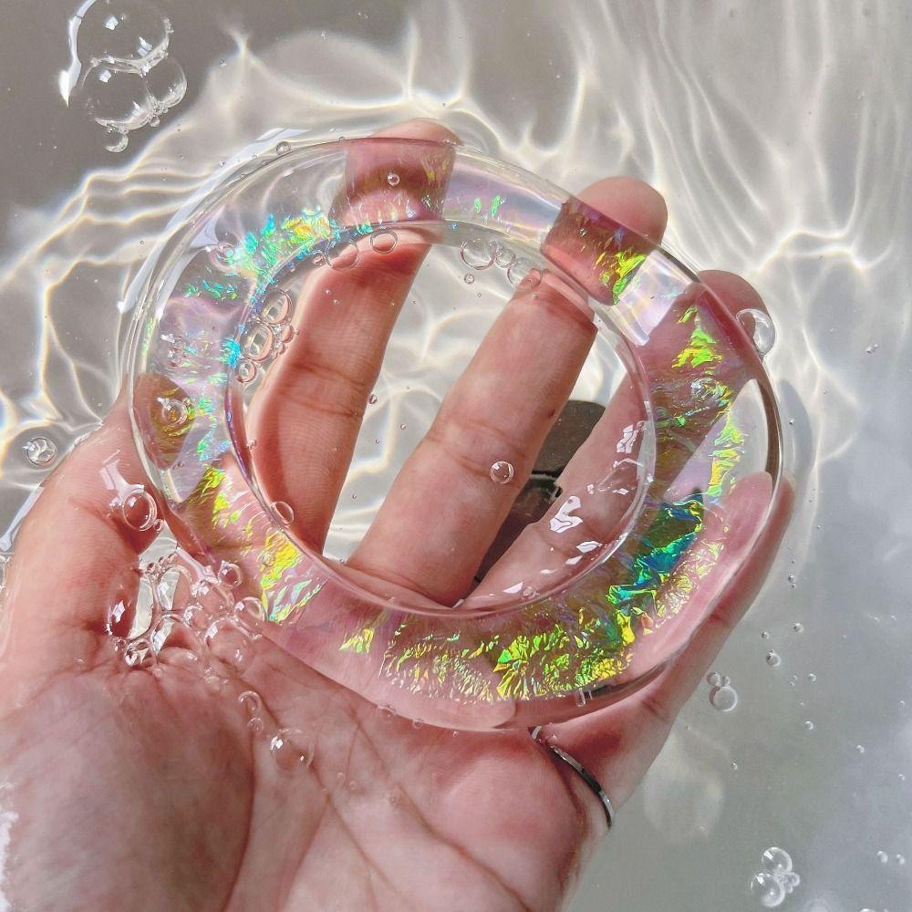 Geometry Transparent Bangle Shining Chunky Bracelets Fashion Women Hand Ring Daily жовтий
Geometry Transparent Bangle Shining Chunky Bracelets Fashion Women Hand Ring Daily жовтий