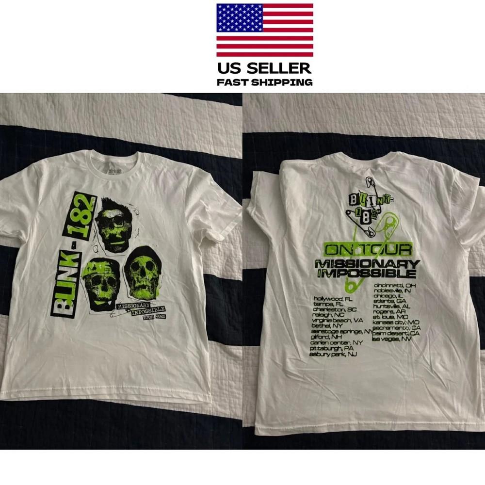 HOTBlink 182 Missionary Impossible Tour 2025 T-Shirt Unisex All Sizes Reprint Unisex T-Shirt M
HOTBlink 182 Missionary Impossible Tour 2025 T-Shirt Unisex All Sizes Reprint Unisex T-Shirt M