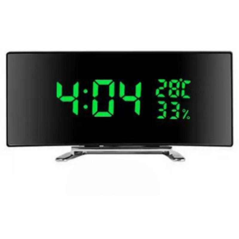 Креативные электронные часы с изогнутым экраном, большие светодиодные часы с зеркальной поверхностью, бесшумные прикроватные часы для спальни, светящийся будильник для студентов
Креативные электронные часы с изогнутым экраном, большие светодиодные часы с зеркальной поверхностью, бесшумные прикроватные часы для спальни, светящийся будильник для студентов