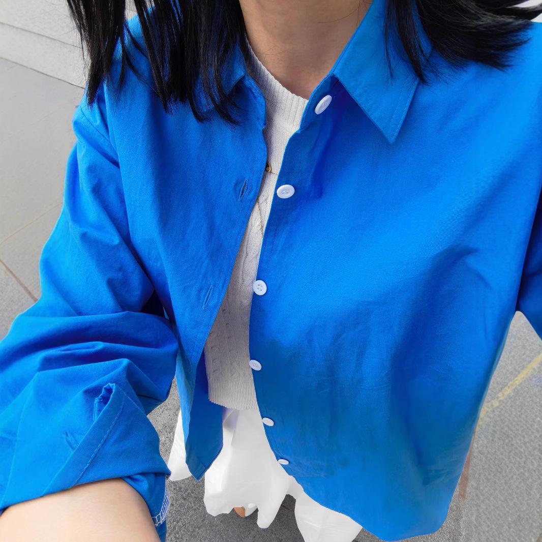 Women s Mid-Length Loose Polo Collar Cotton Shirt - New Spring/Autumn Design Large синий
Women s Mid-Length Loose Polo Collar Cotton Shirt - New Spring/Autumn Design Large синий