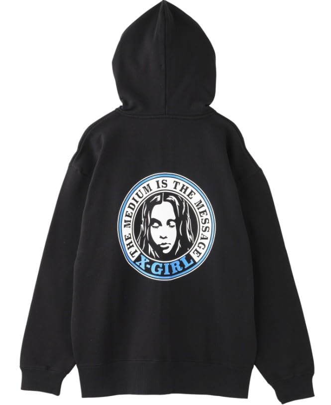 Circle Logo and Face Sweat Hoodie Medium X-girl Zip-Up (105253012001) Black, чорний
Circle Logo and Face Sweat Hoodie Medium X-girl Zip-Up (105253012001) Black, чорний