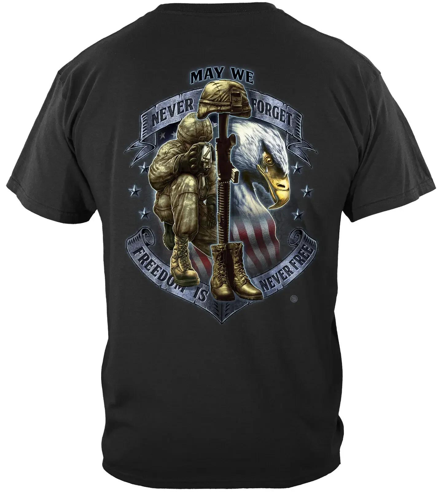 US Military Freedom Is Never Free USA Flag Eagle T-Shirt 100% Cotton O-Neck Summer Short Sleeve Casual Mens T-shirt Size S-3XL 4XL
US Military Freedom Is Never Free USA Flag Eagle T-Shirt 100% Cotton O-Neck Summer Short Sleeve Casual Mens T-shirt Size S-3XL 4XL