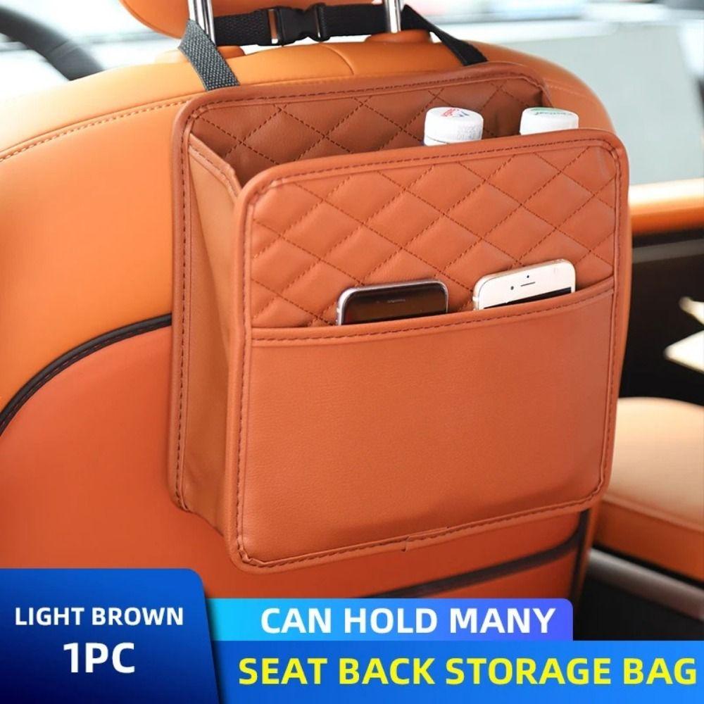Adjustable Car Backseat Storage Bag Leather Vehicle Leather Storage Bag Garbage Bag чорний
Adjustable Car Backseat Storage Bag Leather Vehicle Leather Storage Bag Garbage Bag чорний