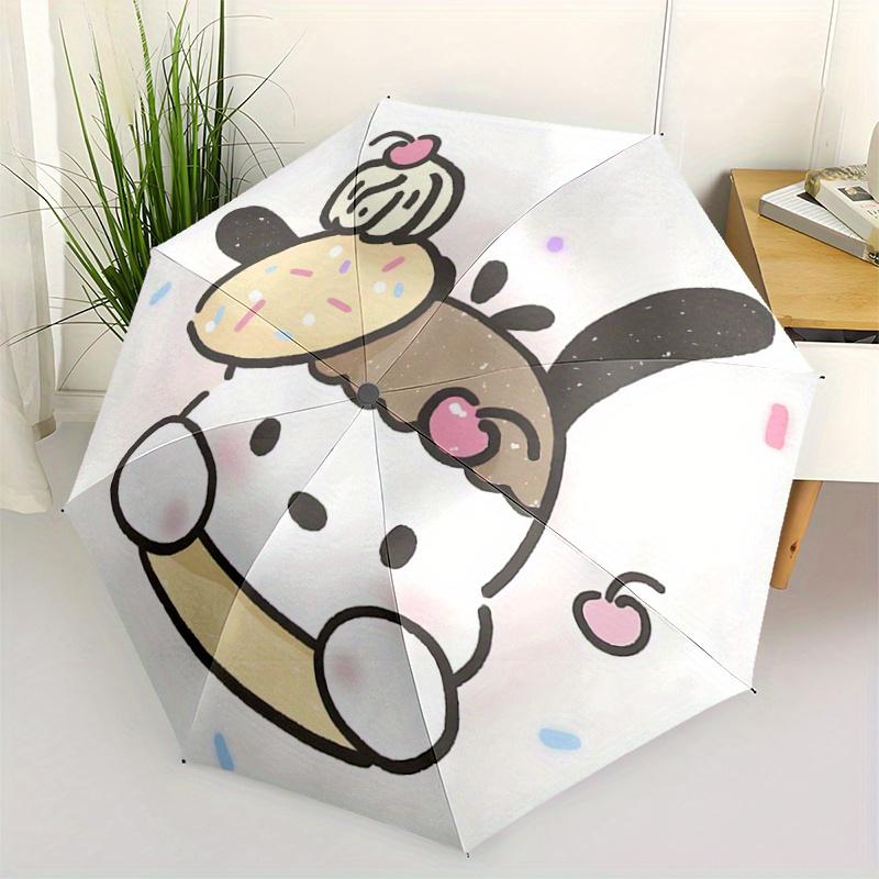 1pc Sweets Pochacco Sanrio Automatic 3-Fold Umbrella Design, Cute Cartoon Pattern, Portable Outdoor Umbrella, Perfect, Holiday Gift for Disney fans.V1
1pc Sweets Pochacco Sanrio Automatic 3-Fold Umbrella Design, Cute Cartoon Pattern, Portable Outdoor Umbrella, Perfect, Holiday Gift for Disney fans.V1