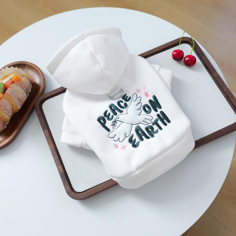 Pet clothes autumn and winter small dog puppies happy dog cat warm comfortable peaceful dove sweater xs-bust size30, length 20cm, about 1.0-1.5kg
Pet clothes autumn and winter small dog puppies happy dog cat warm comfortable peaceful dove sweater xs-bust size30, length 20cm, about 1.0-1.5kg