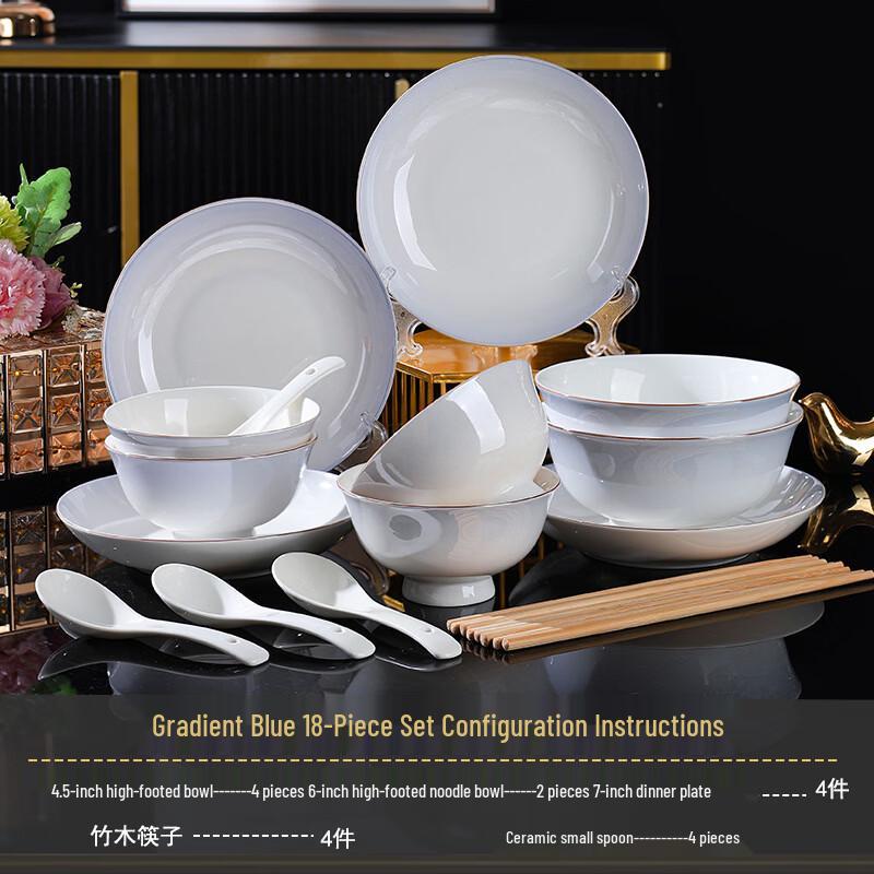 Gradient Blue 18-Piece Dinnerware Set
Gradient Blue 18-Piece Dinnerware Set