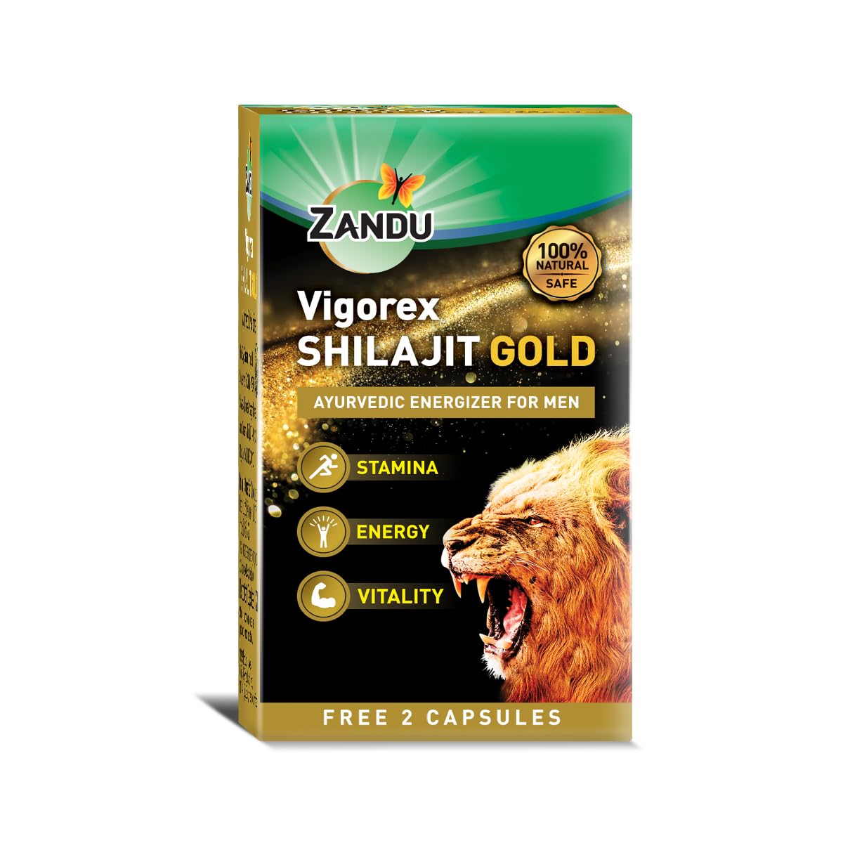 Zandu Vigorex Shilajit Gold Energy Support Capsules For Men With Ayurvedic Herbal Blend For Daily Stamina And Vitality Boost 12 Capsules
Zandu Vigorex Shilajit Gold Energy Support Capsules For Men With Ayurvedic Herbal Blend For Daily Stamina And Vitality Boost 12 Capsules