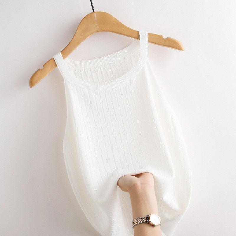 Летний тонкий трикотажный жилет-камисоль с висячим вырезом для женщин, новый наряд без рукавов, шикарная верхняя одежда и внутренний топ L
Летний тонкий трикотажный жилет-камисоль с висячим вырезом для женщин, новый наряд без рукавов, шикарная верхняя одежда и внутренний топ L