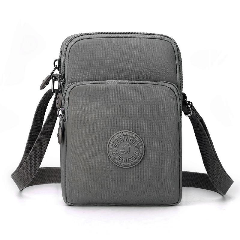 Lightweight Small Bag Large Capacity Multi-Layer Commuter Mobile Phone Bag Nylon Coin Purse сірий
Lightweight Small Bag Large Capacity Multi-Layer Commuter Mobile Phone Bag Nylon Coin Purse сірий
