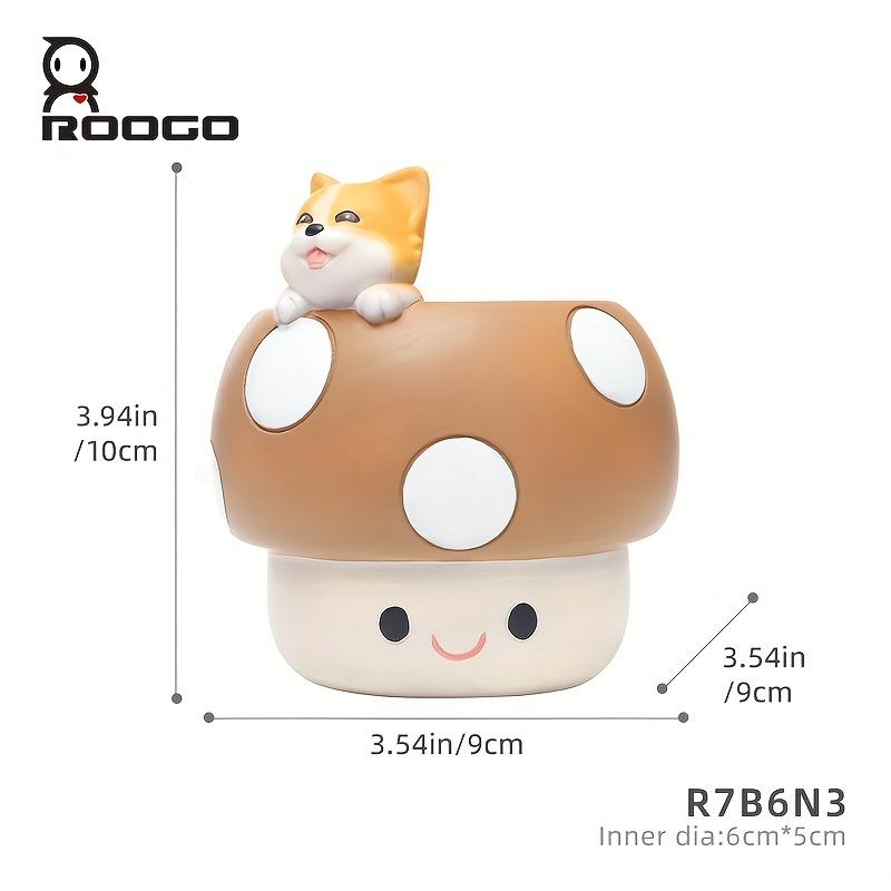 1 piece, cute mushroom pen holder - cartoon animal design, spacious desk storage box suitable for home office and dormitory, rust-proof/mildew-proof R7B6N3
1 piece, cute mushroom pen holder - cartoon animal design, spacious desk storage box suitable for home office and dormitory, rust-proof/mildew-proof R7B6N3