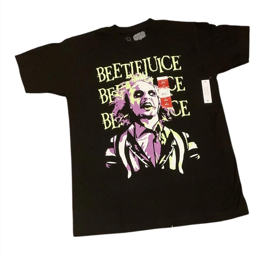 Beetlejuice T-Shirt Adult S Black Short Sleeve Graphic Tee NWT S
Beetlejuice T-Shirt Adult S Black Short Sleeve Graphic Tee NWT S