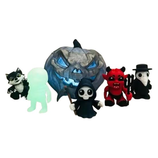 Yousheng 6 шт./набор Хэллоуин Ужас Миниатюры 3D-печатные Миниатюрные Жуткие Фигурки Тыква Мини Мрачный Жнец Волк Зомби Украшения для Праздничных Сувениров Six-piece set
Yousheng 6 шт./набор Хэллоуин Ужас Миниатюры 3D-печатные Миниатюрные Жуткие Фигурки Тыква Мини Мрачный Жнец Волк Зомби Украшения для Праздничных Сувениров Six-piece set